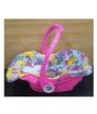 Easy Shop Plastic Baby Carry Cot with Net Pink