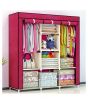 iShopping - Easy Shop Rexzin Cloth Hanging Wardrobe Red