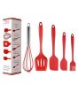 iShopping - Easy Shop Silicone Utensil Set Pack Of 5 Red