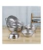 Easy Shop Stainless Steel Vegetable Draining Strainer - Set Of 6