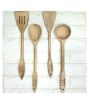 iShopping - Easy Shop Wooden Cooking Spoon Set - 4pcs