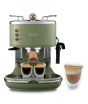 Delonghi Icona Vintage Pump Espresso Coffee Machine (ECOV311.GR)