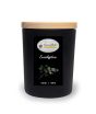 iShopping - Aromaflick Eucalyptus Soy Glass Candle - Black