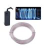 Ferozi Traders EL Wire Flexible Neon Glow Strip Light Ice Blue (15ft)