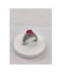 Gilgit Bazaar Ruby Stone Silver Ring (21)