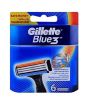 Gillette Blue III Cartridge Refills Razor Pack Of 6