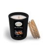 iShopping - Aromaflick Mix Fruit Berry Soy Glass Candle - Black 