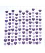 Global Traders Paper Heart Wall Hanging Purple