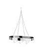 iShopping - Premier Home Oval Ceiling Pan Rack - Silver (507645)