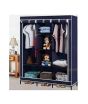 iShopping - Israr Mall 3 Door Collapsible Wardrobe Blue