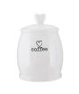 iShopping - Premier Home Charm Coffee Canister - White (722725)