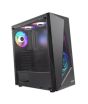 iShopping - Boost Jaguar 3 RGB Fans ATX & M-ATX Gaming PC Case - Black