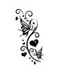 iShopping - Ferozi Traders Love Flower & Butterfly Temporary Tattoo Sticker