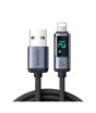 iShopping - Joyroom 2.4A USB To Lighting LED Display Charging Cable 1.2M (S-AL012A16)