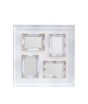 iShopping - Premier Home Vintage Style 4 Photo Frame White & Gold (2300834)