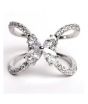 iShopping - KhawajasKreation Adjustable Butterfly Ring For Women Silver