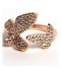 iShopping - KhawajasKreation Butterfly Wraparound Ring For Women Rose Gold