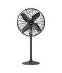 Khurshid Fans Supreme AC-DC 24" Pedestal Fan Black