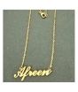 King Afreen Name Gold Platted Necklace