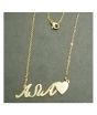 King Asia Name Gold Platted Necklace