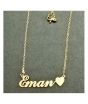 King Eman Name Gold Platted Necklace