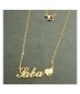 King Saba Name Gold Platted Necklace