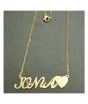 King Sonia Name Gold Platted Necklace