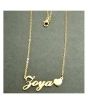 King Zoya Name Gold Platted Necklace