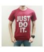 Kings Just Do It R-Neck T Shirt For Men Maroon