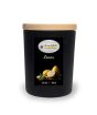 iShopping - Aromaflick Lemon Soy Glass Candle - Black 