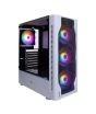 iShopping - Boost Lion 4 RGB Fan ATX Gaming PC Case - White