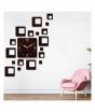 iShopping - LookNBuy 3D Wooden Wall Clock (0019)