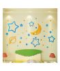 iShopping - LookNBuy Moon Stars Acrylic Wall Art (0057)