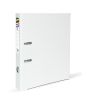 M Toys A4 D-Clip Box File White (0875)