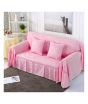 Maguari 5 Seater Sofa Couch Cover Protector Light Pink