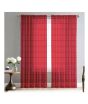 Maguari Banarsi Net Curtain Red