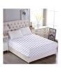 iShopping - Maguari Cotton Dot Fitted Double Bed Sheet (0451)