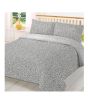 iShopping - Maguari Dotted Design Strip Double Bed Grey (0377)