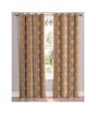 Maguari Net Curtain 2 Pcs Brown (0093)