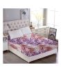 Maguari Palm Leafs Cotton Fitted Single Bed Sheet (0424)