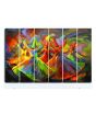 iShopping - Maguari Sufi Oil Painting Synthetic Canvas Small Wall Frame 6 Pcs (0719)