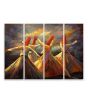 iShopping - Maguari Sufism Oil Painting Synthetic Canvas Small Wall Frame 4 Pcs (0720)