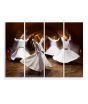 iShopping - Maguari Sufism Synthetic Canvas Small Wall Frame 4 Pcs (0726)