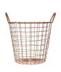 iShopping - Premier Home Vertex Round Wire Basket - Copper (509933)