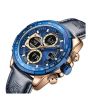 NaviForce Dual Time Exclusive Men's Watch Blue (NF-9197-3)