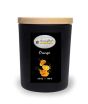 iShopping - Aromaflick Orange Soy Glass Candle - Black