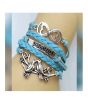 iShopping - Scenic Accessories Multi Layered Leather Love Note Bracelet (SAB-012)