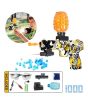 iShopping - Planet X Mini Gel Blaster Rechargeable Gun With Glasses Yellow (PX-11737)