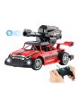 Planet X RC Rechargeable Ball Shooter Car Toy - Red (PX-11957)