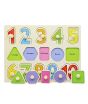 iShopping - Planet X Wooden Shapes and Numbers Puzzle Board (PX-11919)